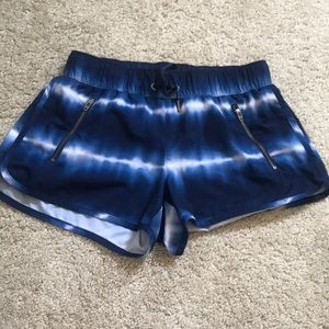 Athleta Blue Ombré Shorts